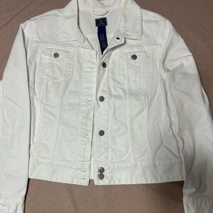 Lucky Brand White Denim Jacket